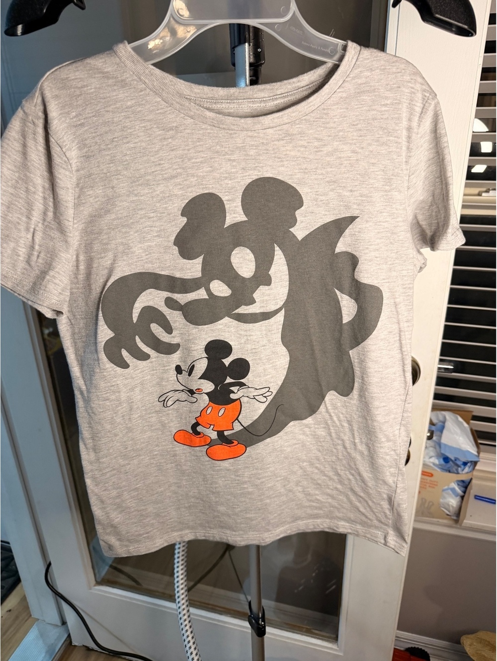 Disney Mickey Mouse Gray Graphic T Shirt